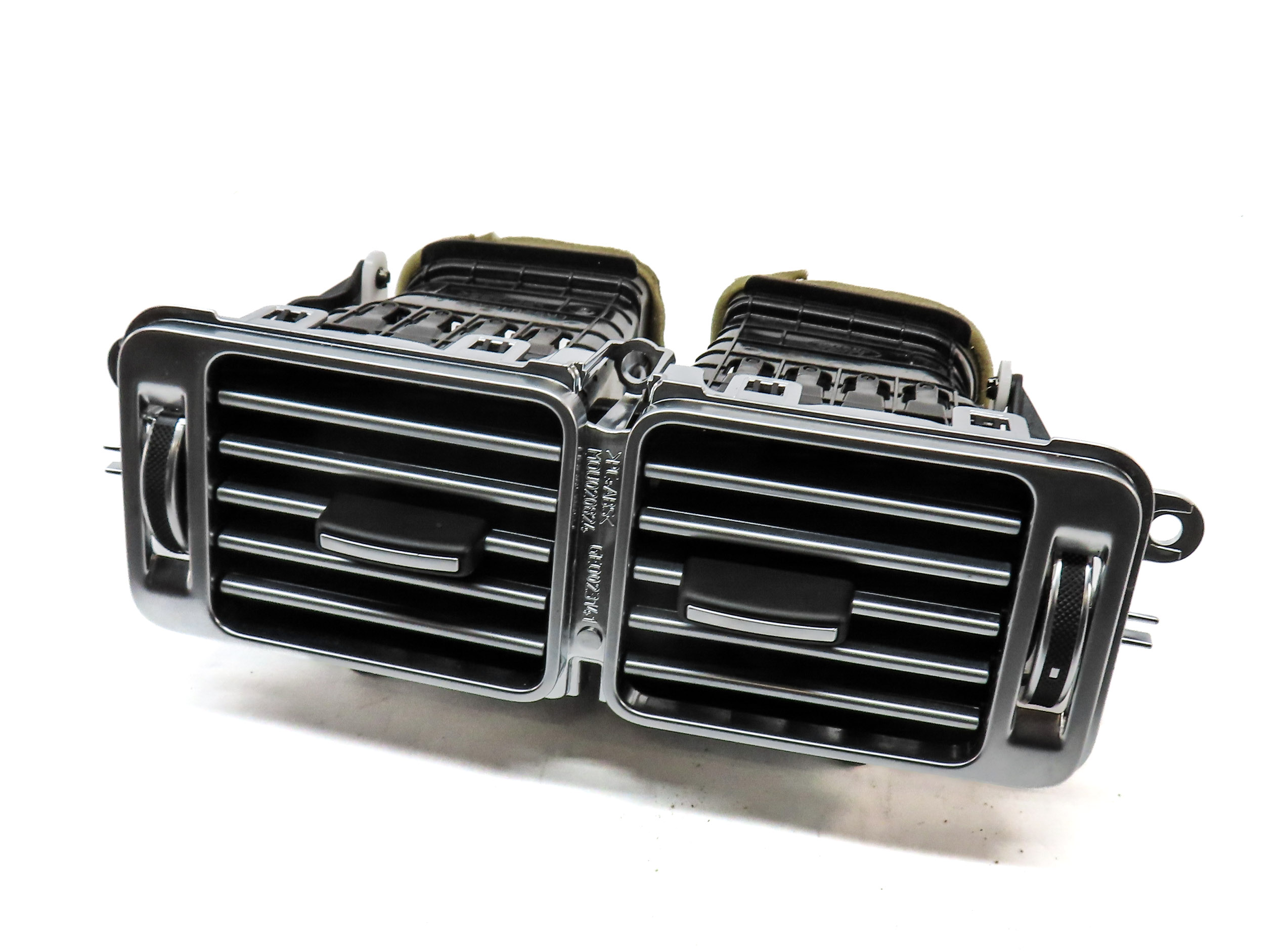16 LAND RANGE ROVER L405 FRONT CENTER DASH HEAT AIR AC DUAL VENT (GRAY / BLACK) — exact item pictured